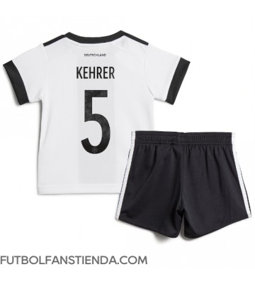 Alemania Thilo Kehrer #5 Primera Equipación Niños Mundial 2022 Manga Corta (+ Pantalones cortos)